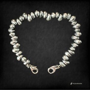 💖 Agatha Paris Silver Grey Pearl Bracelet 💖